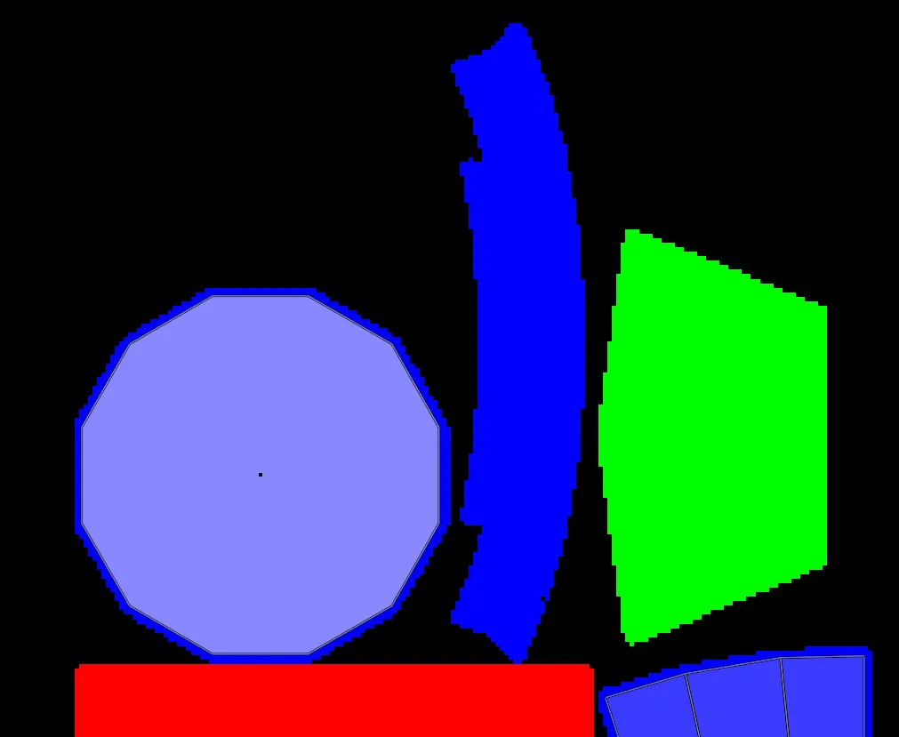 An N-gon in a UV island